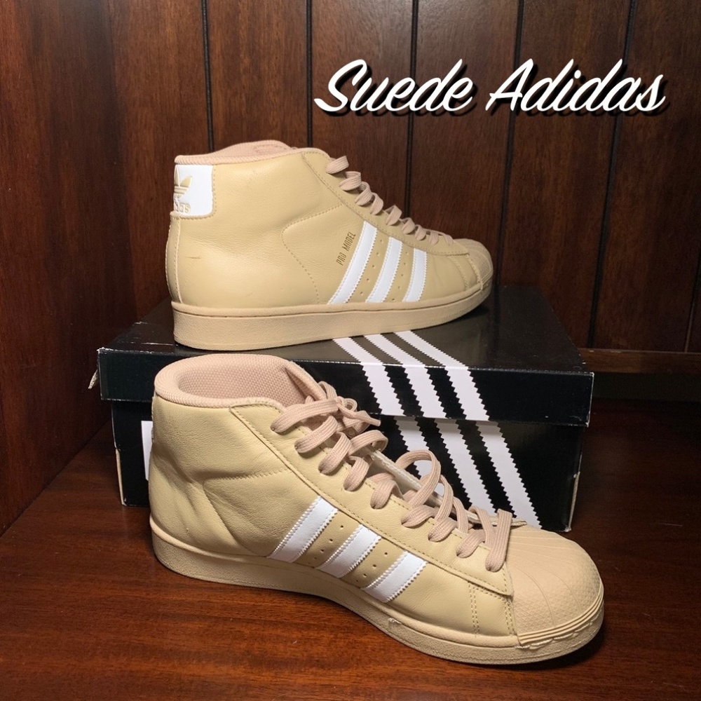 Suede Adidas Shoes Size 9 Worn Once